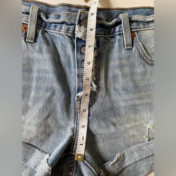 Levi's Light Blue Jean Shorts - Picture 11 of 13